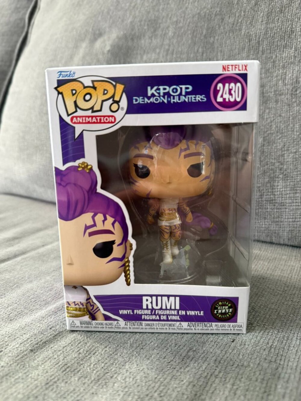Funko Pop K-Pop Demon Hunters - #2430 Rumi Limited Edition Glow Chase